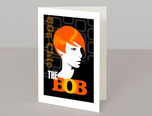 The Bob Hairstyle A5 Greetings Card