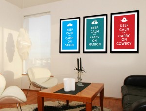 Keep Calm and Carry On Art Prints