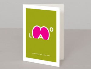 LMAO A5 Greetings Card