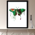 Green Butterfly Art Print