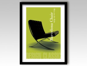 Barcelona Chair Art Print