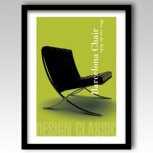 Barcelona Chair Art Print