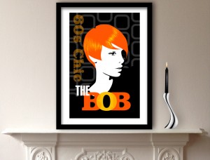 Bob Hairstyle Art Print