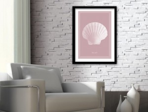 Clam Shell Art Print