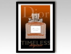 Dior Perfume Art Print